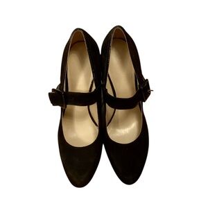 Nine West Suede Wedge Shoes Size 7.5